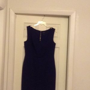 Sleeveless Deep Purple Form Fitting Dress with g
